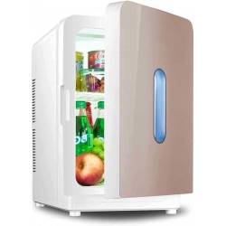 20L Mini Refrigerator Car Refrigerator Cosmetic Breast Milk Refrigerator Student Dormitory Home Durable gold