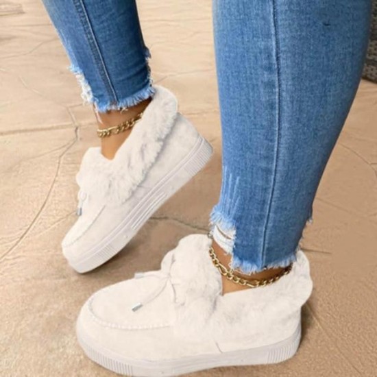 Women faux fur warm Winter Shoes