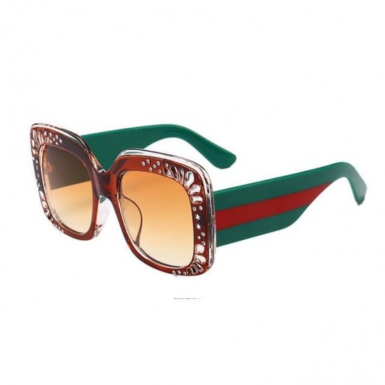 Oversized Rhinestone Sunglasses