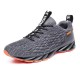 Men's Blade Running Red Black Grey White Sneakers
