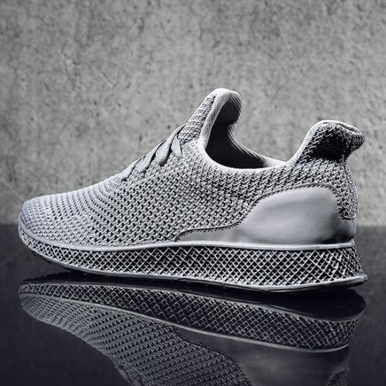 Fly Weave Casual Outdoor Walking Tennis Sneakers
