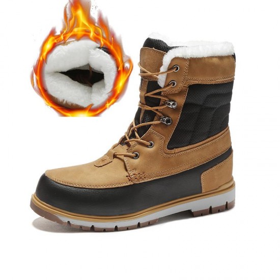 Men Warm Plush Comfortable Casual Snow Boots