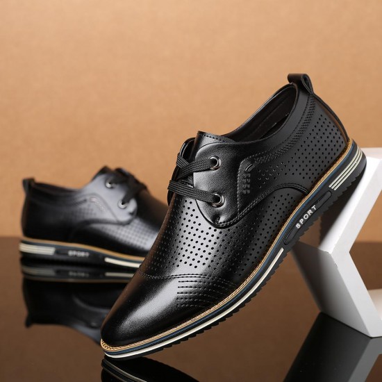 2021 New Britsh Style Genuine Leather Casual Shoes