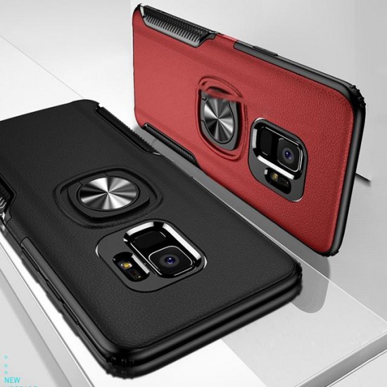 Phone Case - Luxury Fashion Creative Hidden Magnetic Ring Holder Case For Samsung