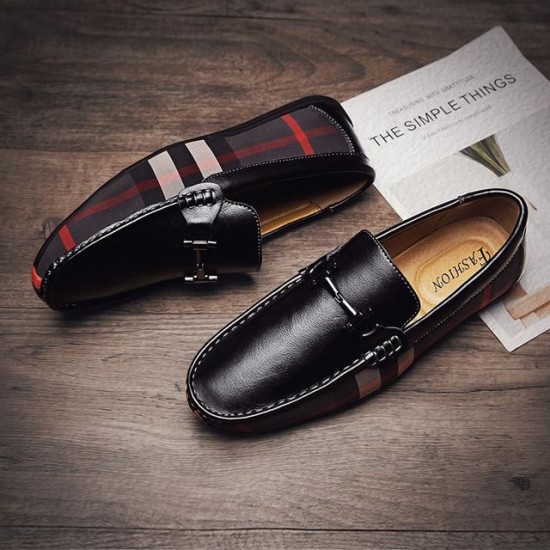 Men's Genuine Leather Soft Moccasins Loafers