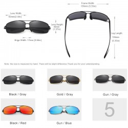 2021 Vintage Retro Brand Designer Men Polarized Sunglasses