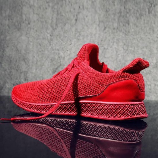 Fly Weave Casual Outdoor Walking Tennis Sneakers