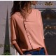 Blouses - Women's Rollable Sleeve Button Front Blouses