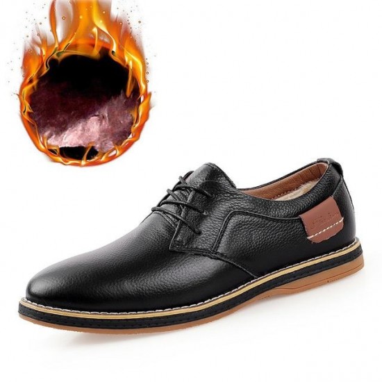 Men's Genuine Leather Oxford Dress Shoes