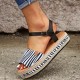 Women 2021 ng Summer Peep Toe Snake Leopard Platform Sandals