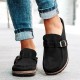 New Women Summer ng Fashion Solid Buckle Sandals