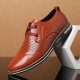 2021 New Britsh Style Genuine Leather Casual Shoes
