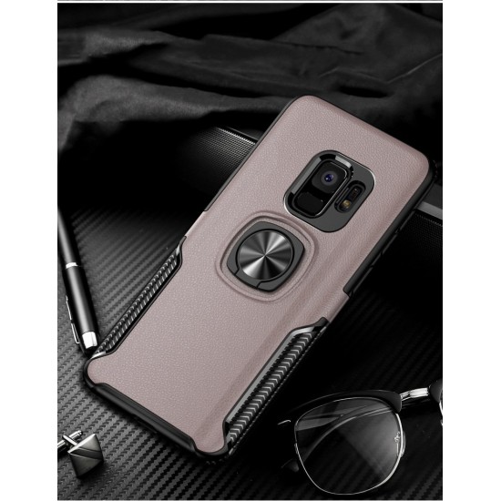 Phone Case - Luxury Fashion Creative Hidden Magnetic Ring Holder Case For Samsung