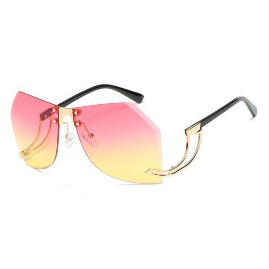 Sunglasses - Women Popular Irregular Frameless Sunglasses