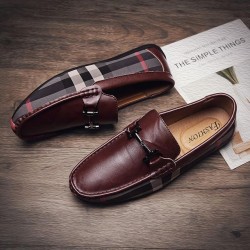 Men's Genuine Leather Soft Moccasins Loafers