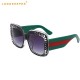 Oversized Rhinestone Sunglasses