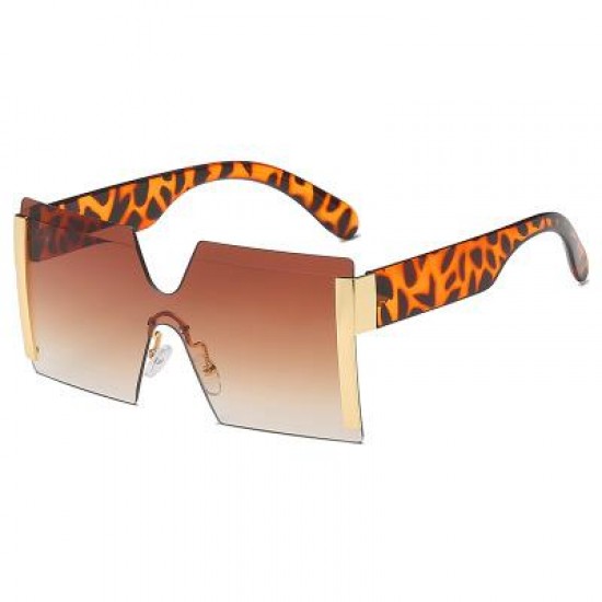 Oversized Rimless Sunglasses