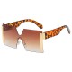 Oversized Rimless Sunglasses