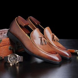 Shoes - 2021 Men's British Style Vintage Tassel Dress Shoes