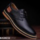 Men's Genuine Leather Oxford Dress Shoes