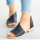 Summer Casual Rome Peep Toe Ladies PU Leather Sandals