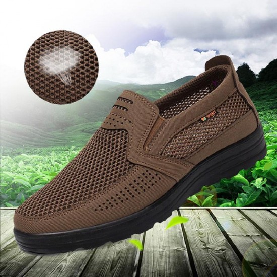 Men's Mesh Flats Loafers