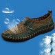 Men's Genuine Leather Flats Casual Loafers Shoes
