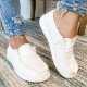 Woman Leopard Flat Casual Loafers