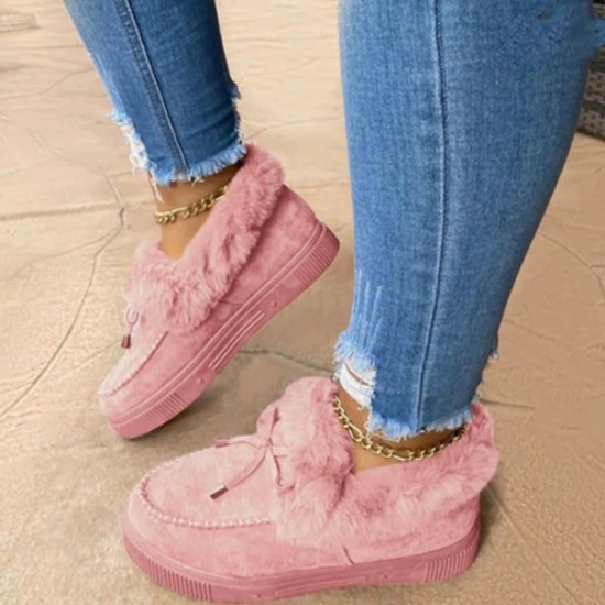 Women faux fur warm Winter Shoes