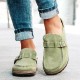 New Women Summer ng Fashion Solid Buckle Sandals