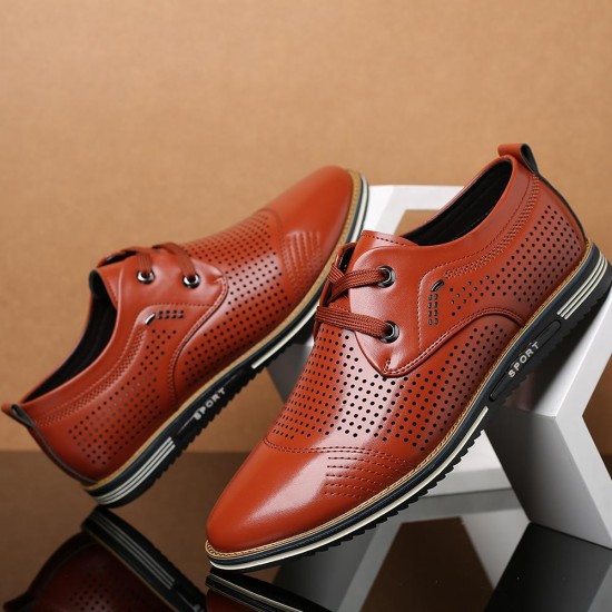 2021 New Britsh Style Genuine Leather Casual Shoes
