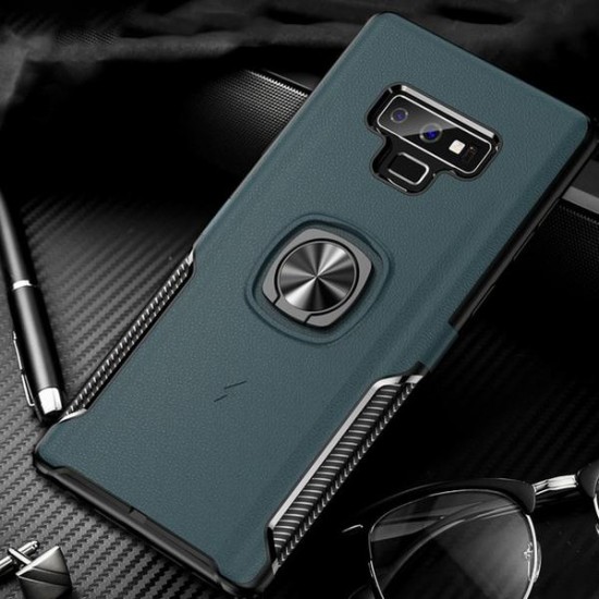 Phone Case - Luxury Fashion Creative Hidden Magnetic Ring Holder Case For Samsung