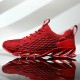 Men's Blade Running Red Black Grey White Sneakers