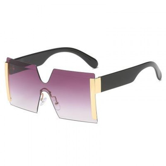 Oversized Rimless Sunglasses