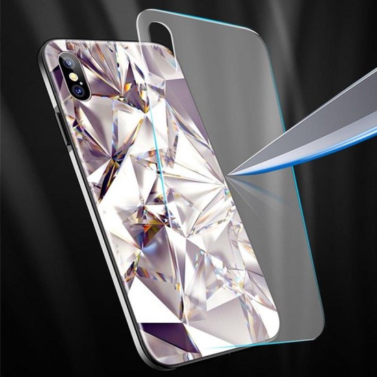 Phone Accessories - 3D Diamond Glass Silicone Cover For iPhone