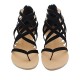 Summer Women Ladies Flats Gladiator Open Toe Sandals