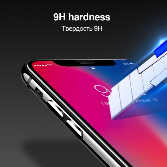 Screen Protector - Luxury 5D Tempered Glass Protective Screen Protector Film For iPhone X/XC/XS/XS Plus