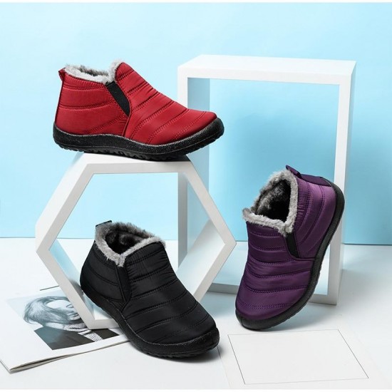 Women Plus Size Snow Boots