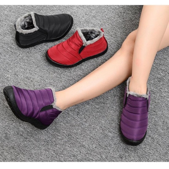 Women Plus Size Snow Boots