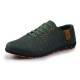 Men's Shoes - Men Genuine Leather Flats Comfortable Autumn Soft Shoes