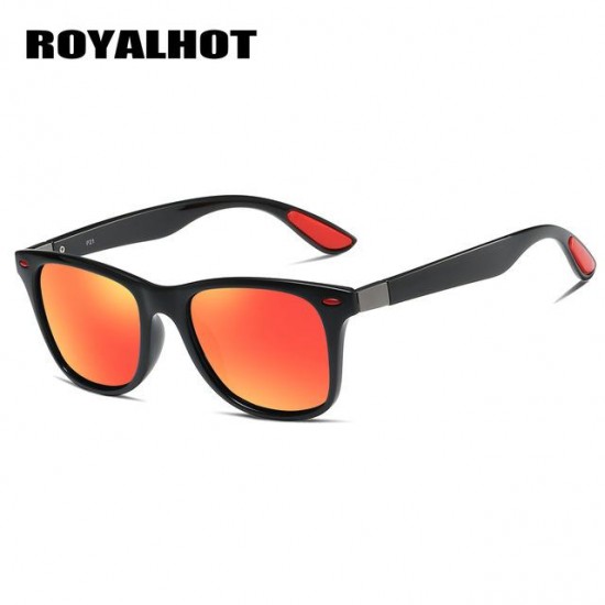 RoyalHot Men Women Square Fashion Polarized Sunglasses