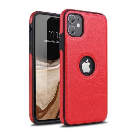 Retro Leather Stitching Case for iPhone