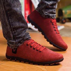Men's Shoes - Men Genuine Leather Flats Comfortable Autumn Soft Shoes