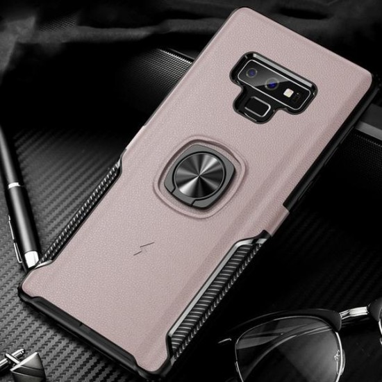 Phone Case - Luxury Fashion Creative Hidden Magnetic Ring Holder Case For Samsung