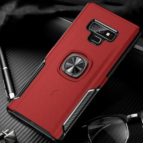 Phone Case - Luxury Fashion Creative Hidden Magnetic Ring Holder Case For Samsung