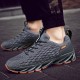 Men's Blade Running Red Black Grey White Sneakers