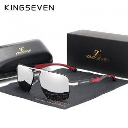 2021 NEW Arrival Aluminum Men's Polarized Lens Brand Red Design Temples Coating Mirror Sunglasses