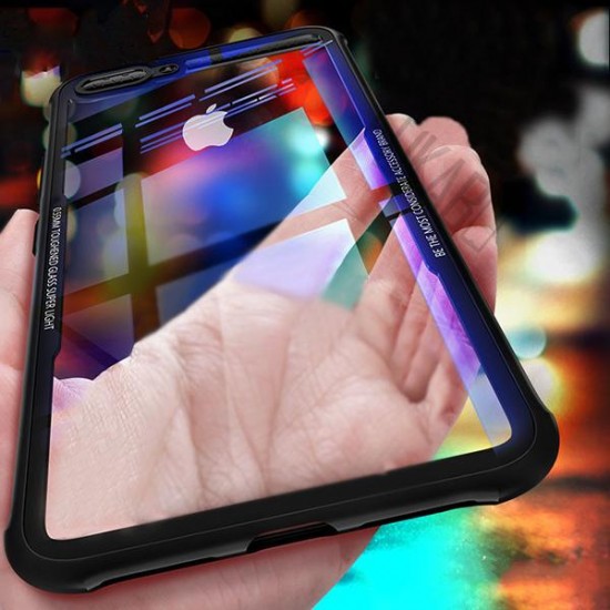Phone Case - Luxury Ultra Thin Protective Tempered Glass Phone Case For iPhone X XS(Max) XR 8 7 6S 6/Plus
