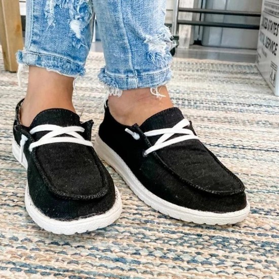 Woman Leopard Flat Casual Loafers
