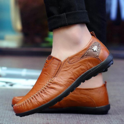 Shoes - 2021 New Soft Leather Handmade Casual Men's Shoes